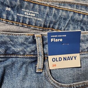 Old Navy High-Rise Flare Jeans in Blue